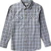 Cheap Vissla Central Coast Eco Boys Long Sleeve Flannel DSH - Dusk Heather