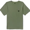 Fashion Vissla Established Premium Organic Pocket Tee Surplus