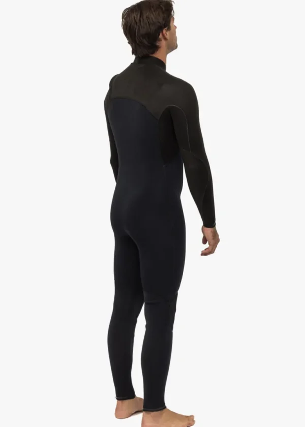 Shop Vissla High Seas II 3-2 Full Chest Zip Wetsuit Stealth