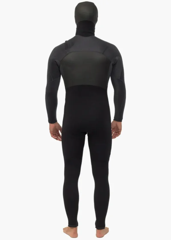 Best Sale Vissla High Seas II 5-4 Full Hooded Chest Zip Wetsuit Charcoal