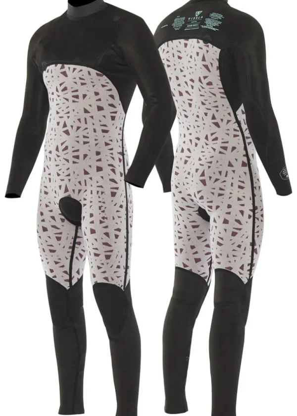 Hot Vissla High Seas II 3-2 Full No Zip Wetsuit Charcoal