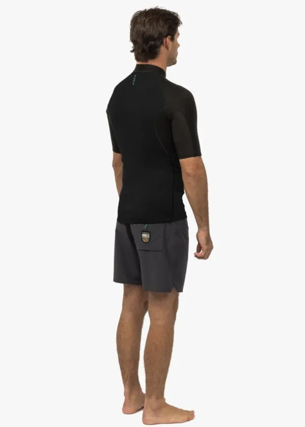 New Vissla High Seas II 1mm Short Sleeve Wetsuit Jacket Black