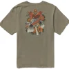 Discount Vissla I'Iwi Premium Organic Pkt Tee Dark Khaki
