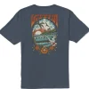 Hot Vissla Inked Organic Tee Dark Denim