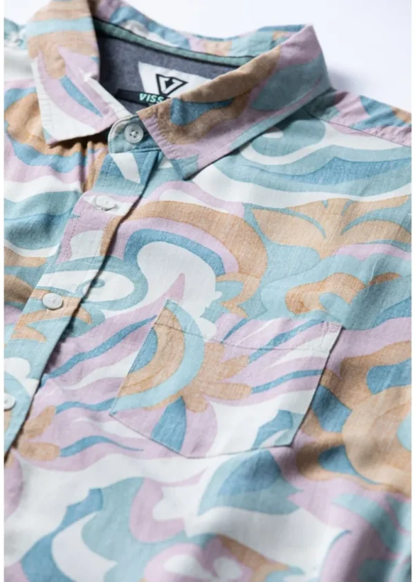 Flash Sale Vissla Mellow Eco Short Sleeve Shirt Dusty Rose