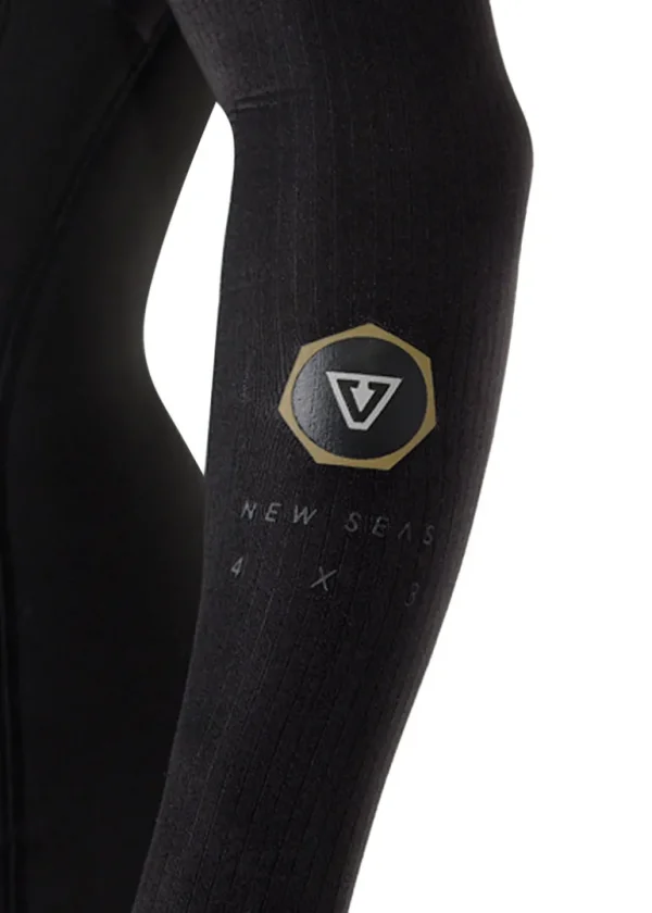 Cheap Vissla New Seas 4-3 U - Zip Wetsuit Black 2
