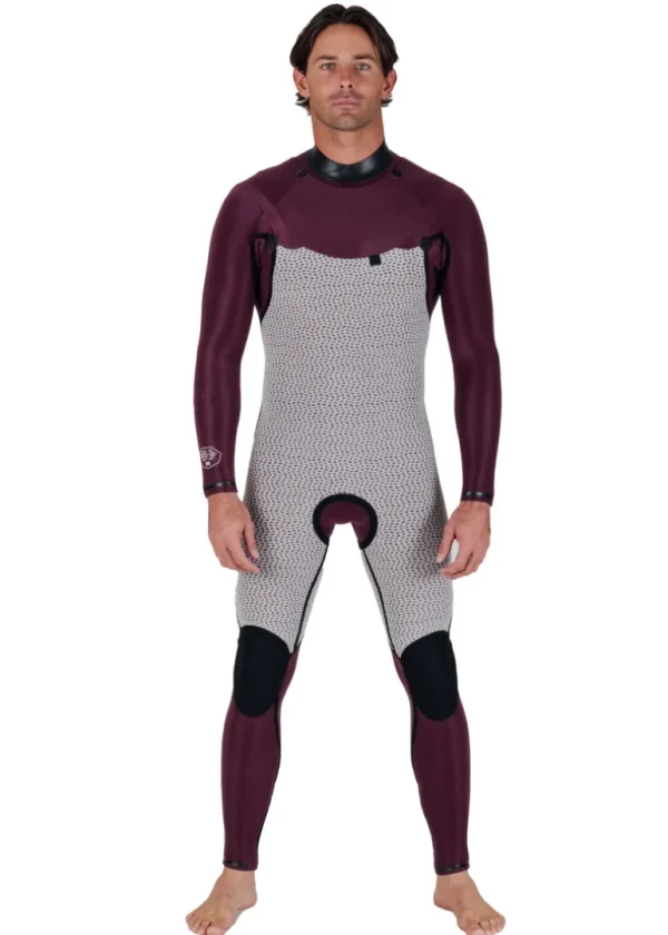 Cheap Vissla New Seas 4-3 U - Zip Wetsuit Black 2