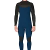 Outlet Vissla New Seas 4-3 U-Zip Wetsuit Midnight