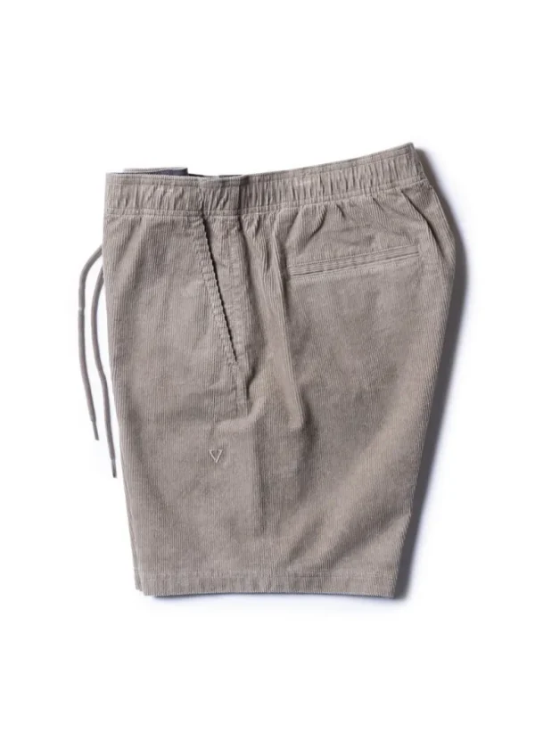 Shop Vissla No See Ums Cord Eco 17" Elastic Walkshort DRIFTWOOD