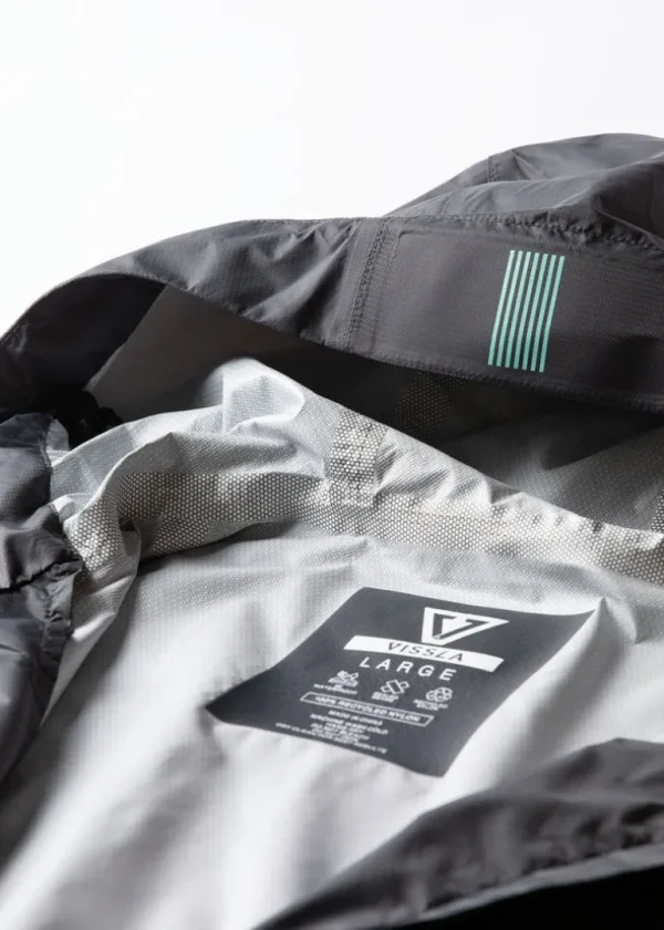 Outlet Vissla Noreaster 5K Eco Rain Jacket Graphite