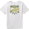 Store Vissla Out There Boys Tee White