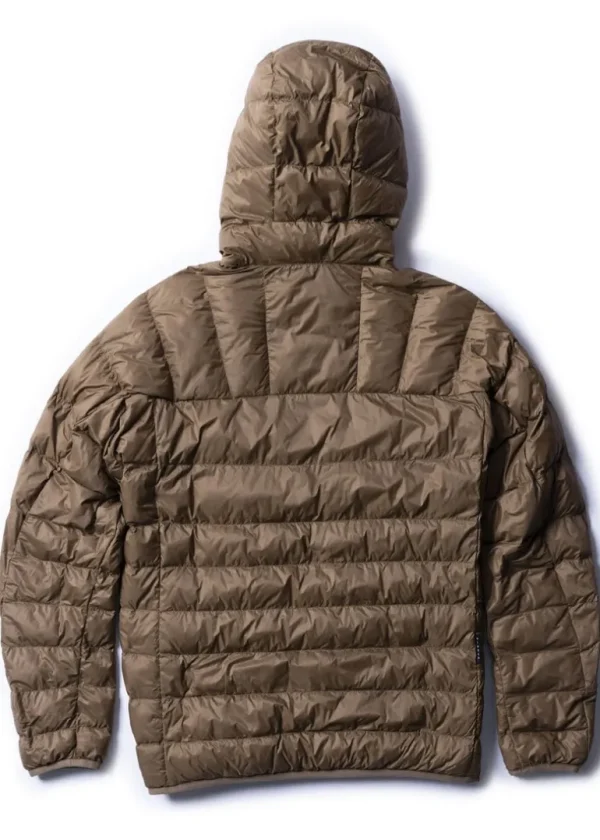 New Vissla Pacific Packable Eco Puff Jacket Brown