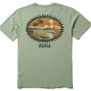 Best Vissla Riviera Short Sleeve Pocket Tee Sage