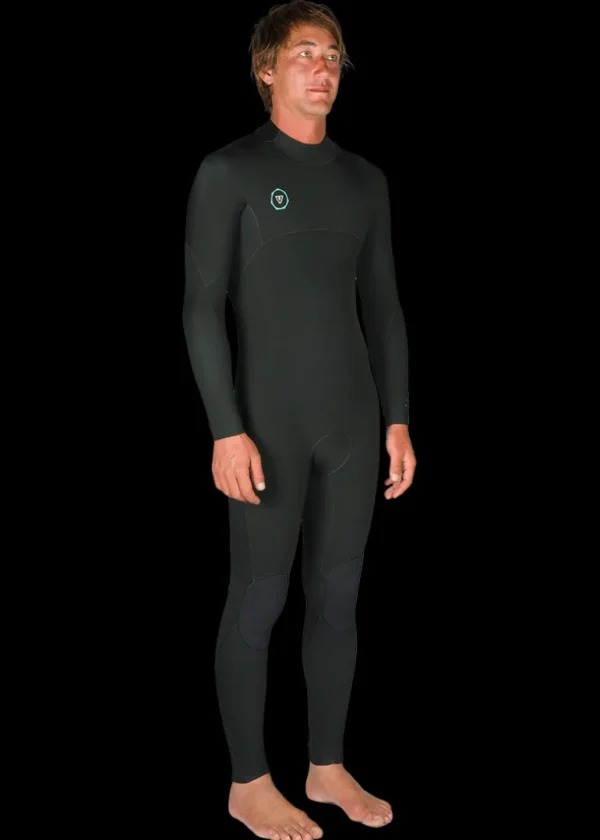 Store Vissla 7 Seas 3-2 Full Back Zip Wetsuit Black