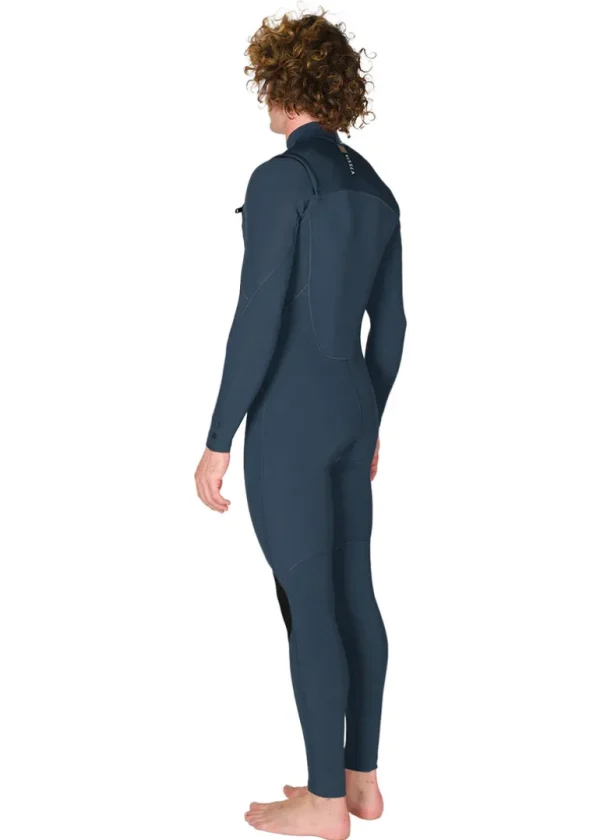 Shop Vissla 7 Seas 3-2 Full Chest Zip Wetsuit Dark Slate