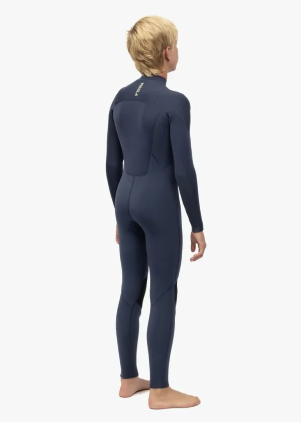 Discount Vissla 7 Seas Boys 4-3 Full Chest Zip Wetsuit Dark Slate