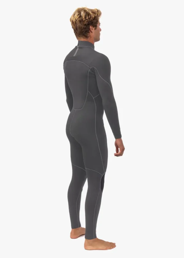 Store Vissla 7 Seas Comp 3-2 Full Chest Zip Wetsuit Graphite