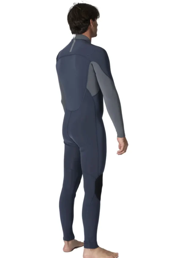 Shop Vissla 7 Seas Comp 3-2 Full Chest Zip Wetsuit Slate