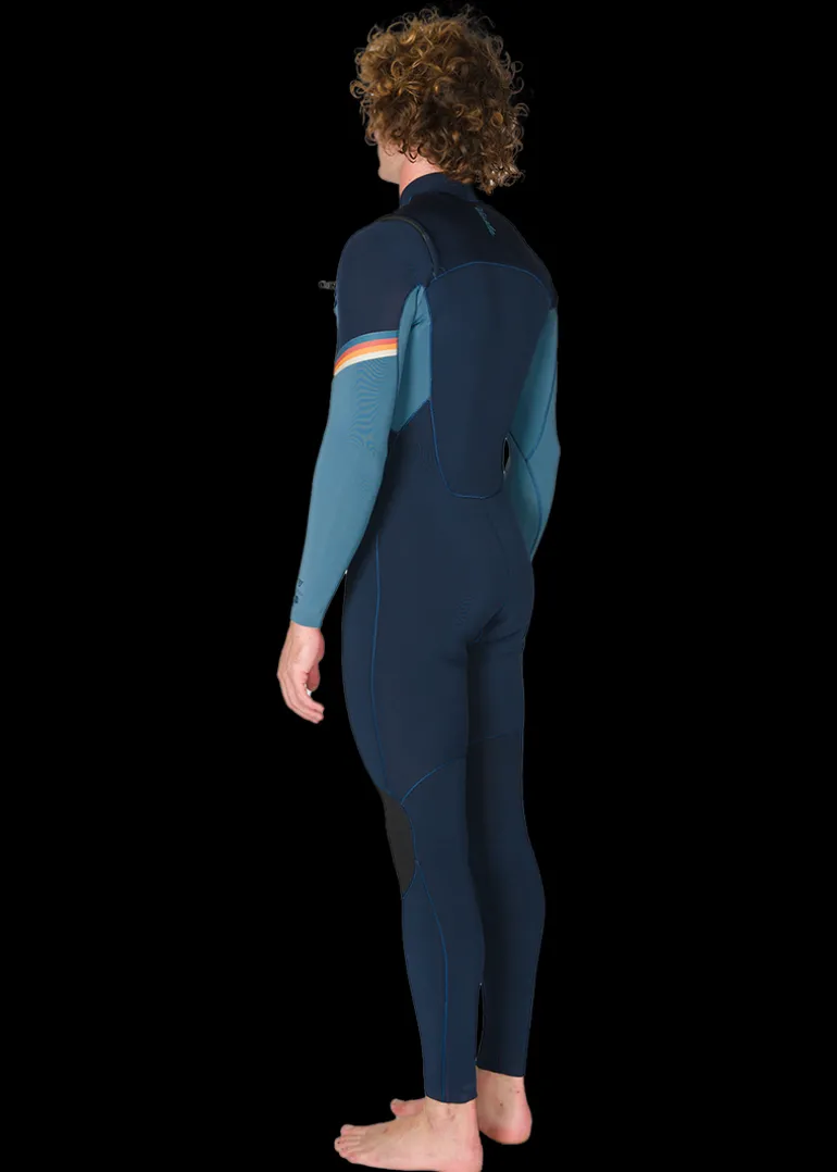 seas_raditude__full_ches_2-1.webp Clearance Vissla 7 Seas Raditude 4-3 Full Chest Zip Wetsuit Dark Navy