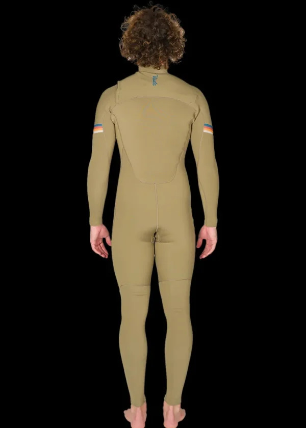 Discount Vissla 7 Seas Raditude 3-2 Full Chest Zip Wetsuit Dark Khaki