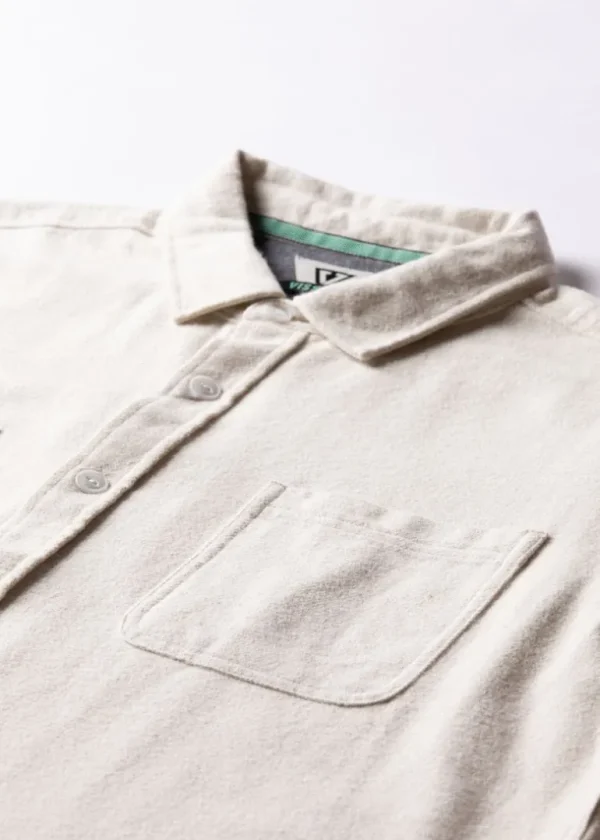 Sale Vissla Shaper Eco Long Sleeve Flannel DUNE