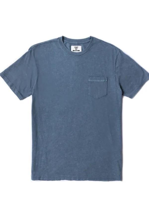 Online Vissla Solid Sets Cosmic Wash Short Sleeve Pocket Tee SEA WATER