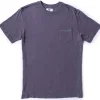 Best Vissla Solid Sets Cosmic Wash Short Sleeve Pocket Tee Purple Haze