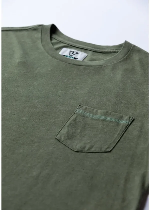 Clearance Vissla Solid Sets Cosmic Wash Short Sleeve Pocket Tee Rifle