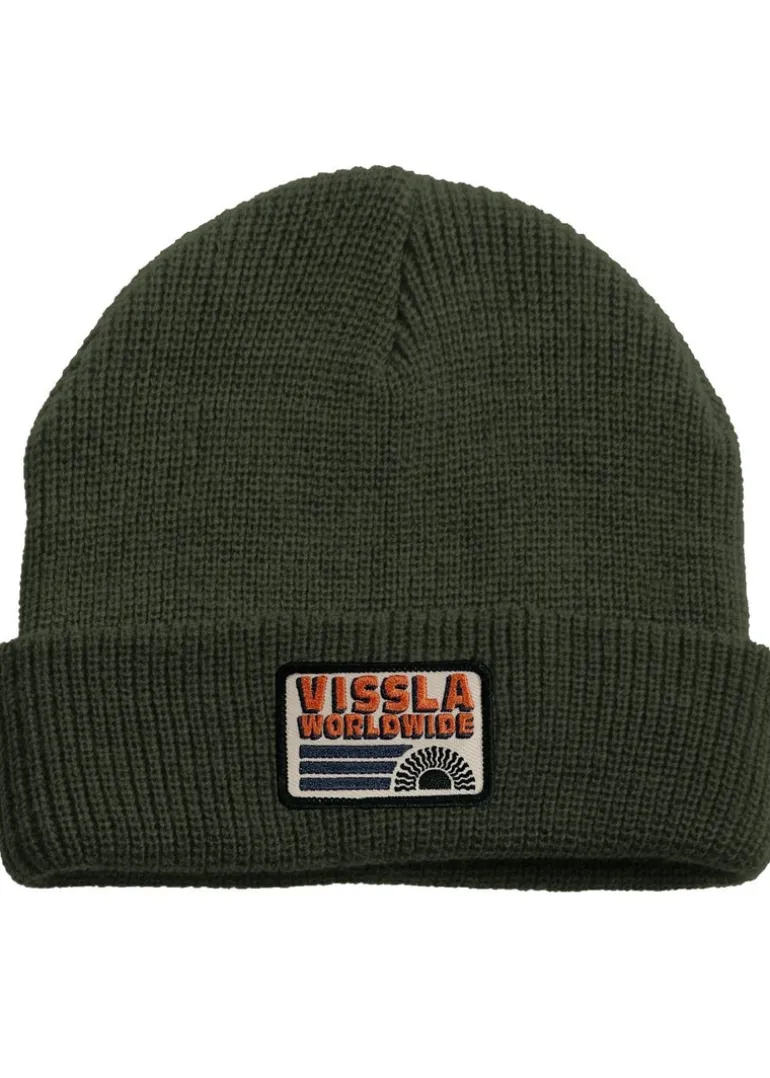 solid_sets_eco_beanie_0.webp Clearance Vissla Solid Sets Eco Beanie Army