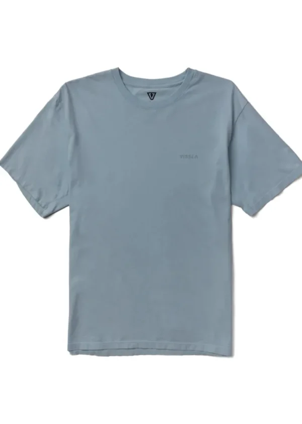 Shop Vissla Vintage Premium Organic Tee Chambray
