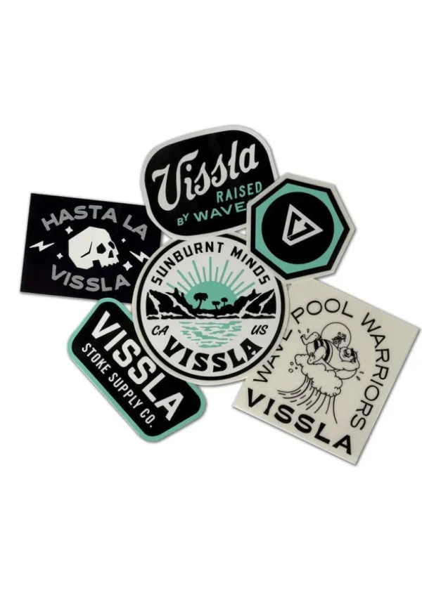 Outlet Vissla Sticker Set White