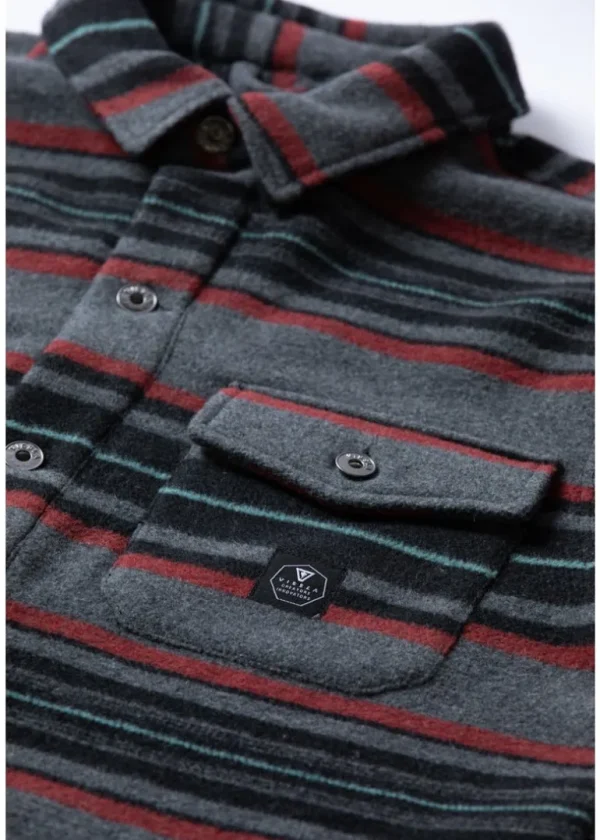 Store Vissla West Coast Overshirt Grey Heather