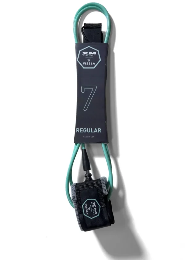 Shop Vissla XM Leash - Reg 7ft Jade